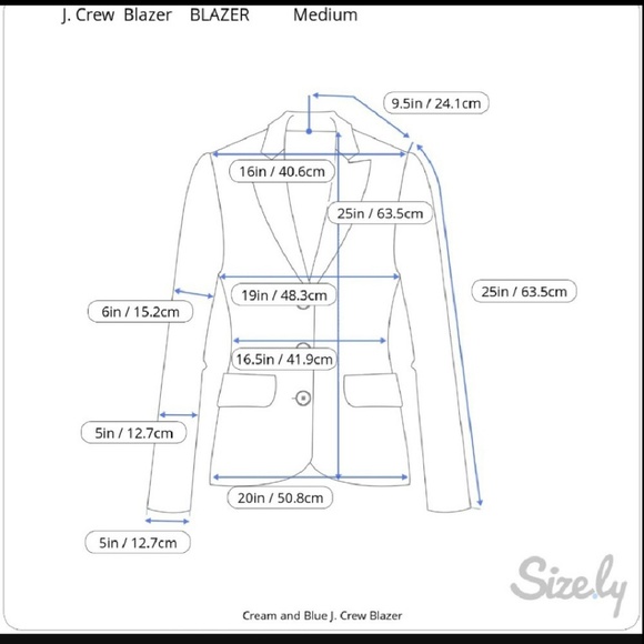 J. Crew Maritime Blazer With Blue Stripes - Picture 6 of 6